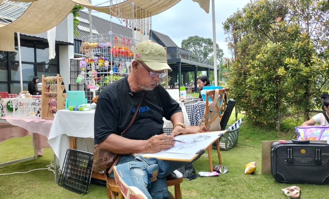 Live Painting: Menangkap Esensi Wajah di Pasar Wangi #Sanga 2026