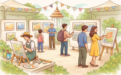 Dari Pameran ke Ekosistem: Pasar Seni Mojokerto Merawat Seni Rupa Lokal