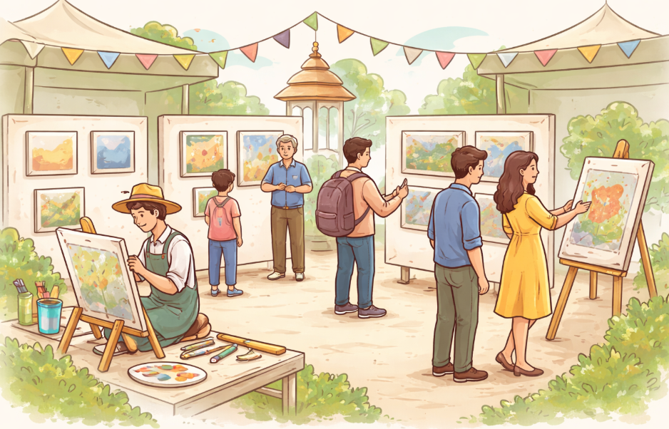 Dari Pameran ke Ekosistem: Pasar Seni Mojokerto Merawat Seni Rupa Lokal