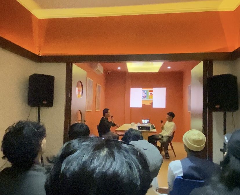 Ilustrator Sepak Bola Azka Alfi Berbagi Proses Kreatif di Talkshow Lingkar Coffee & Idea