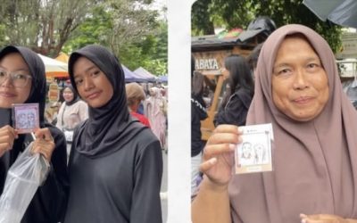 Sketch Photobooth Hokgstudio Ramaikan CFD Simpang Lima, Pengunjung Terkesan Digambar Langsung