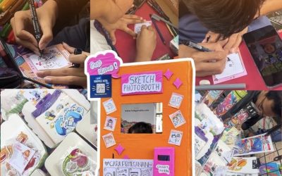 Talent Hokgstudio Jadi Daya Tarik Sketch Photobooth di CFD Simpang Lima
