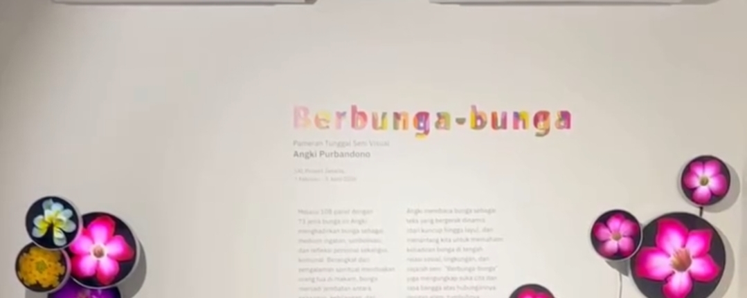 Angki Purbandono Hadirkan Karya Scanography Bertema Bunga dalam Pameran “Berbunga-bunga”