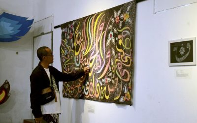 Kaligrafi sebagai Ruang Silaturahmi Seniman Jawa Timur