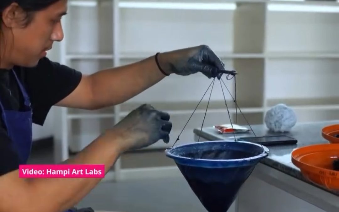 Terinspirasi Perjalanan ke India, Widi Pangestu Rilis Seri Karya “Indigo”