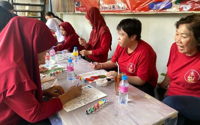Kegiatan Melukis Bersama Klub Merby Meriahkan Pameran “Unspoken”, Dorong Kreativitas Anak