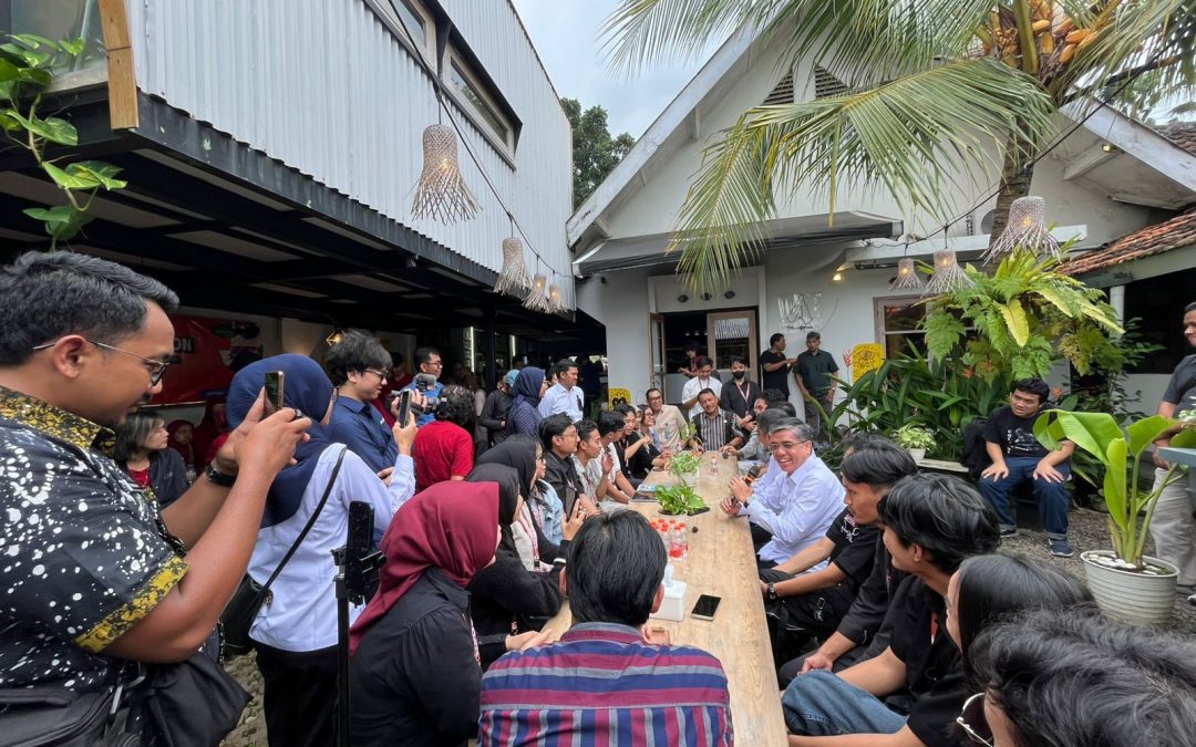 Menteri Ketenagakerjaan RI Kunjungi HOKG Studio, Bahas Potensi Industri Kreatif dan Lapangan Kerja